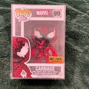Funko Pop! Carnage Vinyl Figure - Red, Black